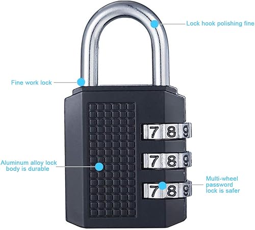 Miniatura 2 de Together-life Soporte de bloqueo de cable enfriador para YETI Tundra, bloqueo de cable de 6 pies con candado de combinación para refrigeradores