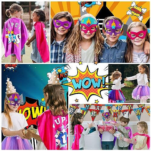 Capa y Máscara de Superhéroe para Niñas y Niños miniatura 2