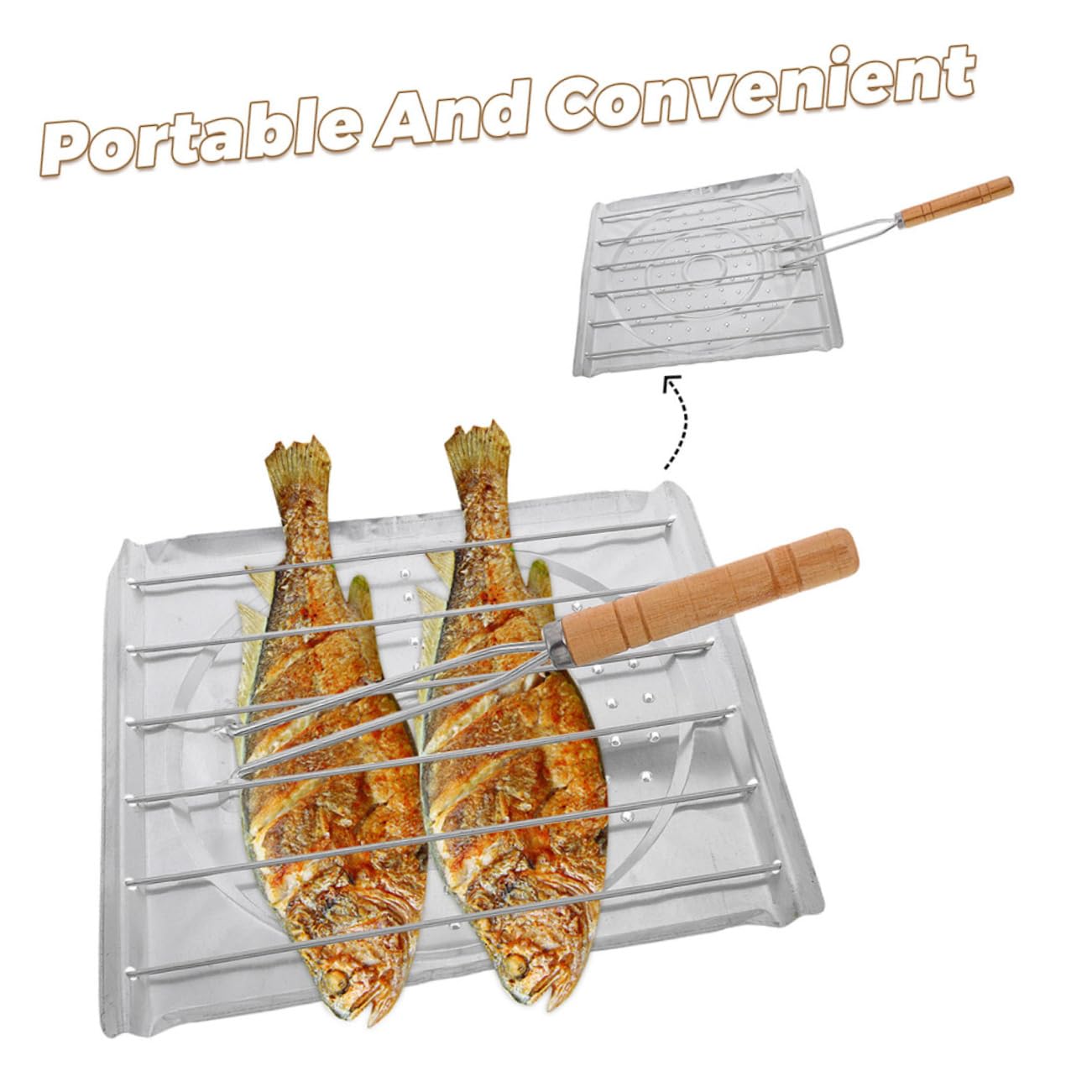 IMIKEYA 2pezzi Tostatura del Pane Multifunzionali per Barbecue all per Pane e Accessori per
