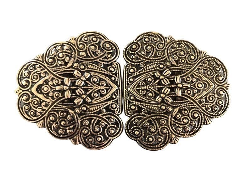 Knoppen goud antiek metalen oogjes klederdracht dirndl historisch Made in Germany 18 mm of 13 mm (5 stuks Knoppen goud antiek metalen oogjes klederdracht dirndl historisch Made in Germany 18 mm of 13 mm (5 stuks
