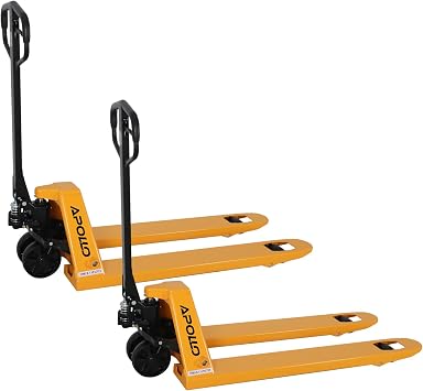 APOLLOLIFT 2PCS Pallet Jack Truck 21" W x 48" L Fork Size, 5500Lbs Capacity