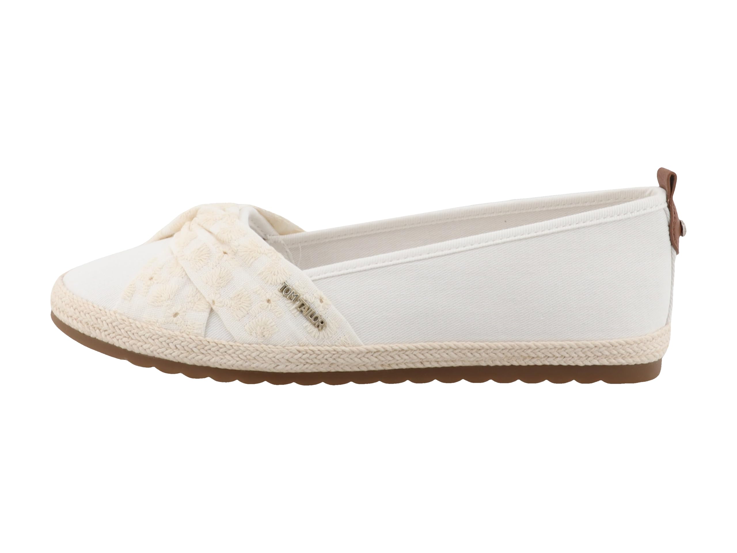 TOM TAILOR Women 7490090011 Loafer Flat, Off-White, 8.5 UK
