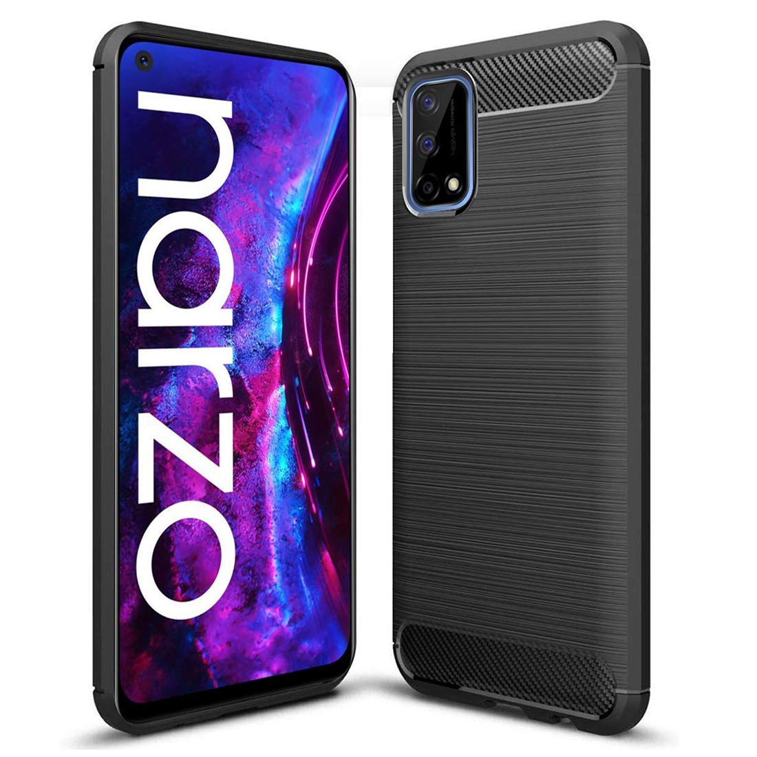 JGD PRODUCTS for Realme Narzo 30 Pro (2021) Carbon Fiber Armor Drop Tested Shock Proof TPU Back Case Cover (B08XZVJ37P) Amazon Price History, Amazon Price Tracker