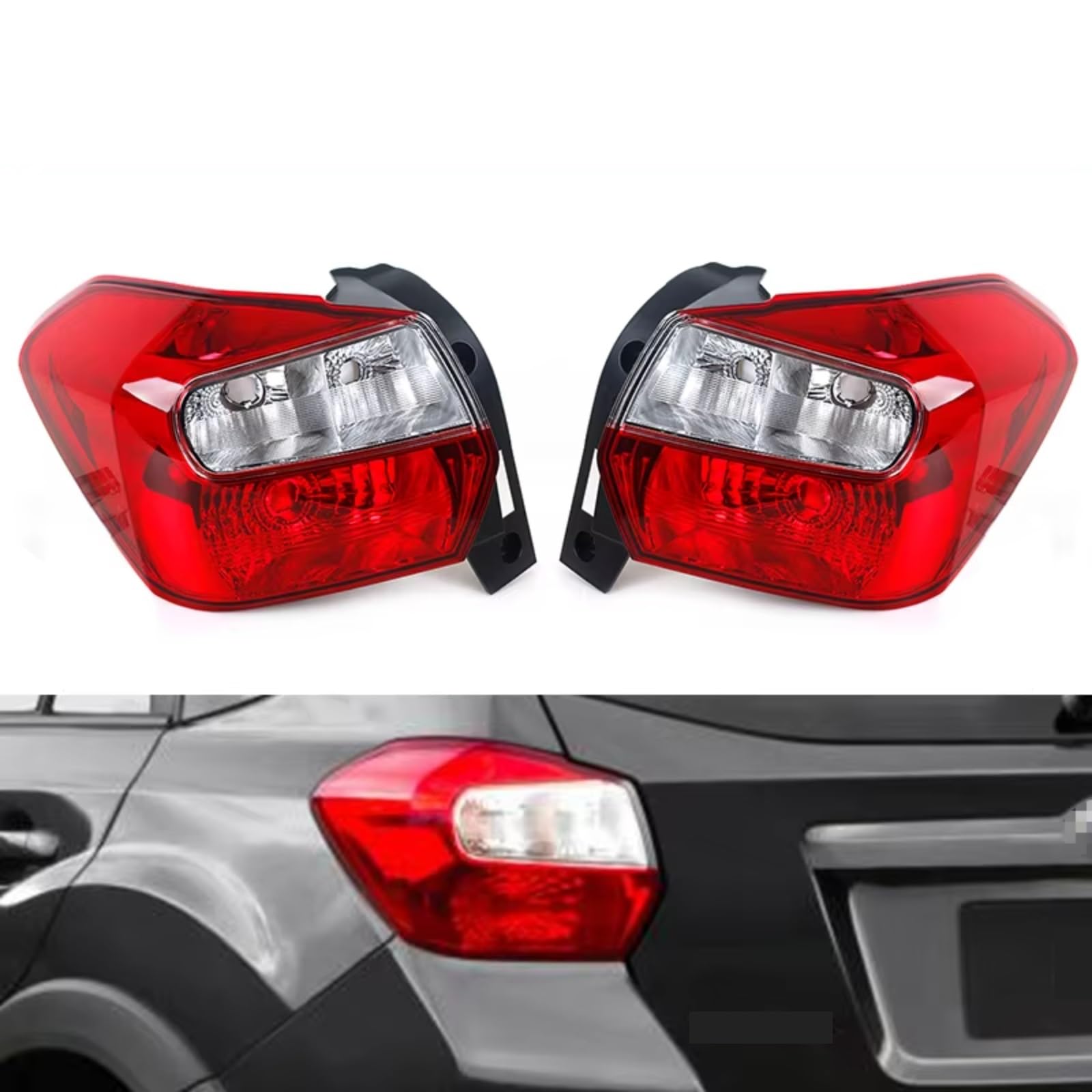 Compatible Con Toyota Para Subaru XV 2012 2013 2014 2015 Luz Trasera De Coche Freno Trasero Señal De Giro Cubierta De Lámpara De Freno luces advertencia traseras(Right)
