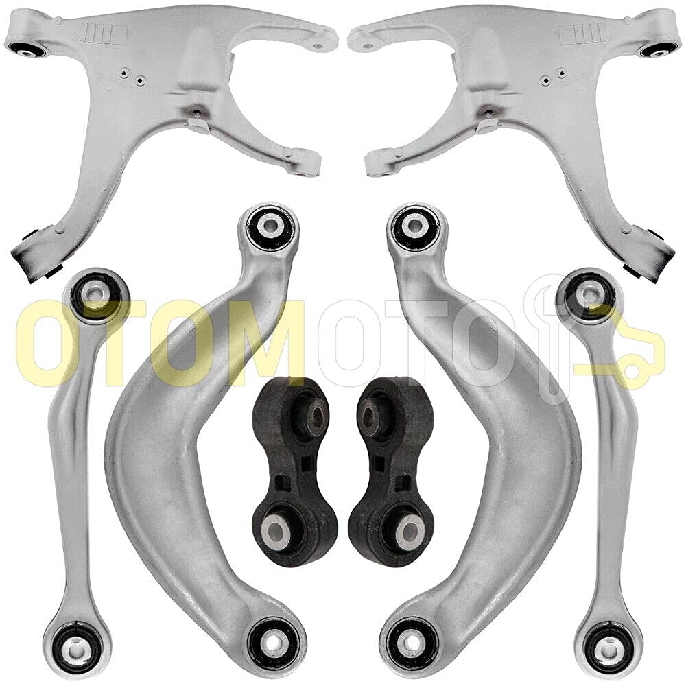 Frankberg Set 10 Bracci Trasversali Per Audi A4 A5 Q5 2009-2011 - Sospensione Anteriore, Compatibile 8K0407151B