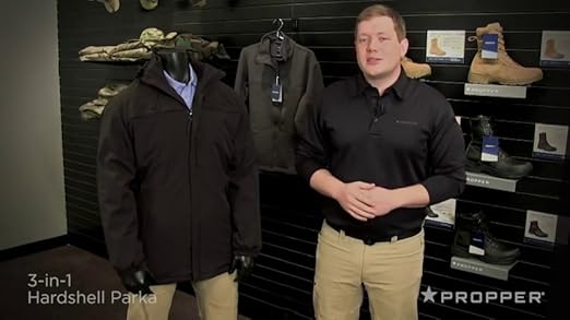 Amazon.com: Propper Men's 3 in 1 Hardshell Parka, LAPD Navy