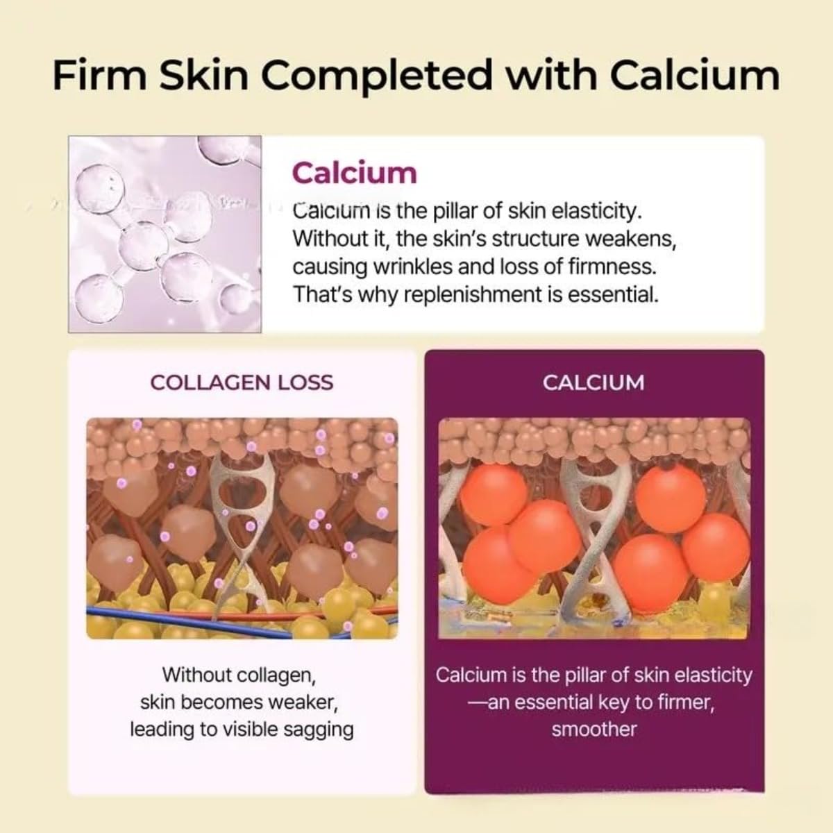 DrMelaxinn Calcium Balm Stick/Calcium Volume Multi Balm, Volumen-Faltenkernstift für Augen, Hals & Gesicht, 9 g (1PC)