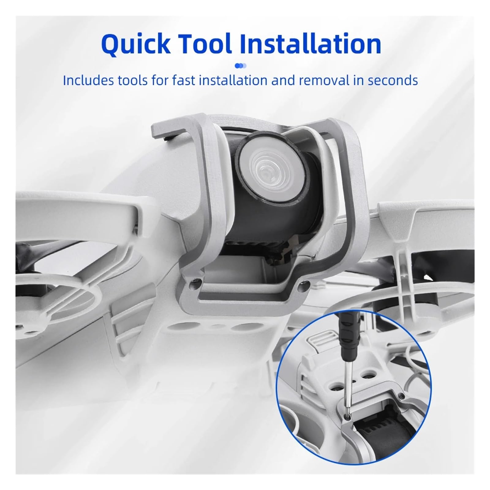 Osłona zderzaka ze stopu aluminium do aparatu D-JI NEO Drone Accessory Camera Lens Protection Bumper Bar