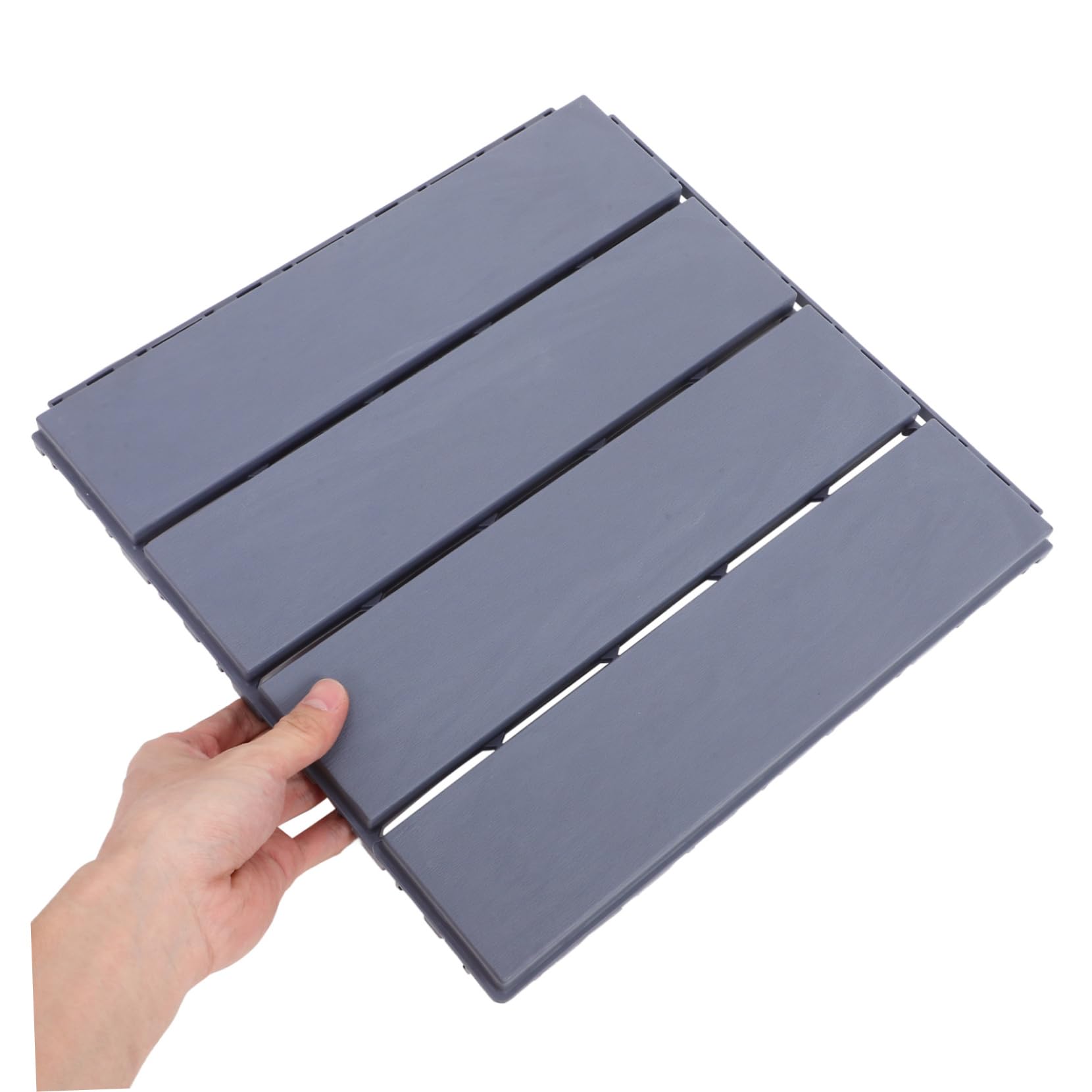 Mipcase 6 Baldosas Uso Versátil de Plástico Pp para Suelo de Patio y Terraza Instalación Fácil Diseño Simple y Elegante para Exteriores