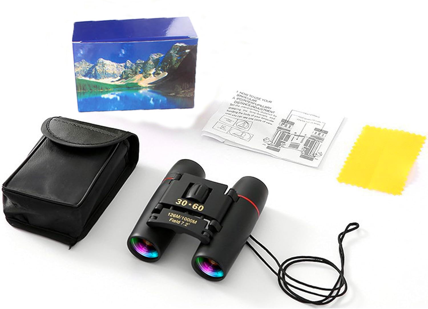 Binoculars for Adults, Compact Small Pocket Mini Travel Binocular for Bird Watching Concert Theater Opera High Powered Electronic Cruise Ship