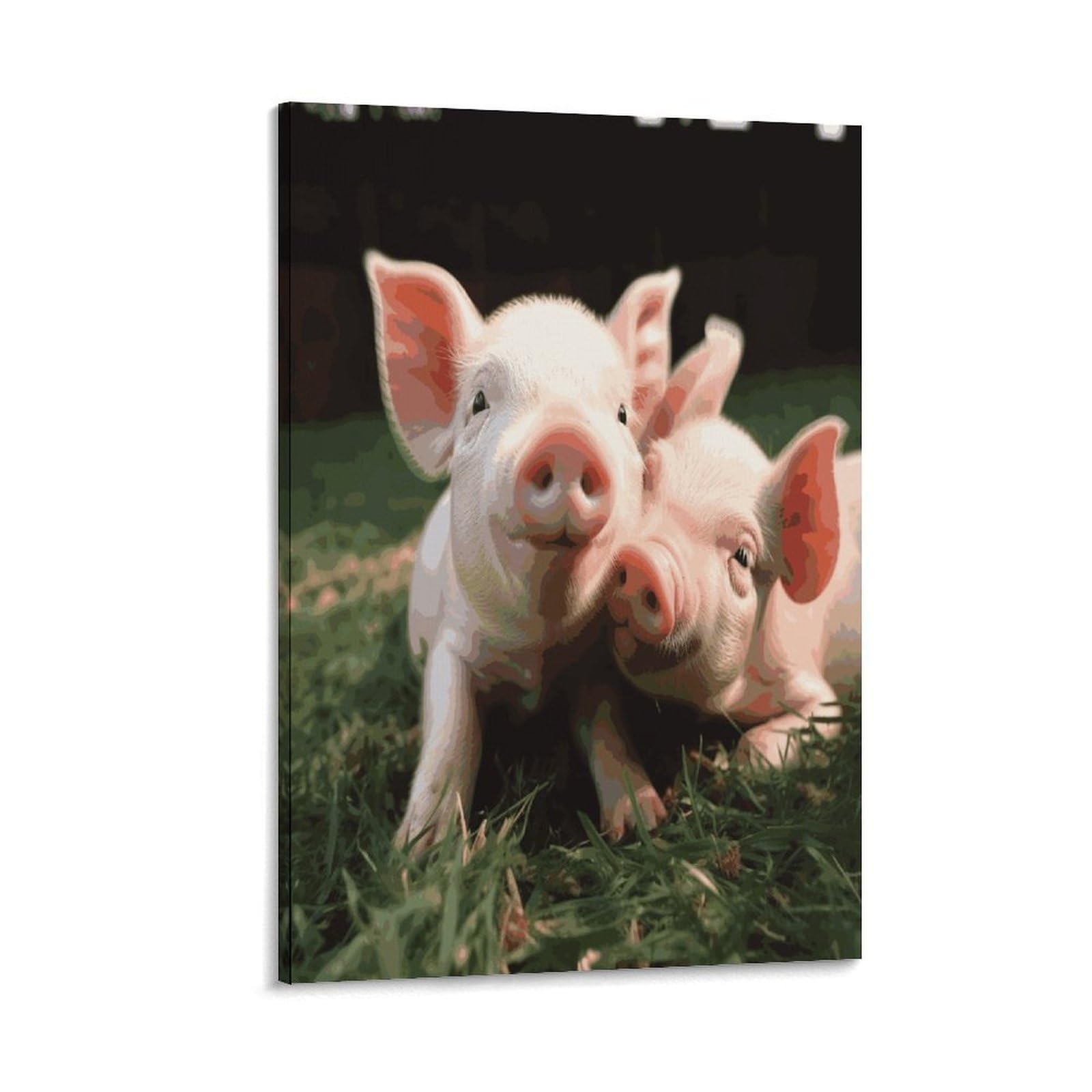 LDGSUPH Smiling Canvas Wall Art Prints Hangable Decor Painting for Wall Prints Painting Artwork Modern Decorative Artwork Ready to Hang Wall Pictures for Home Decor 24x36inch(60x90cm)