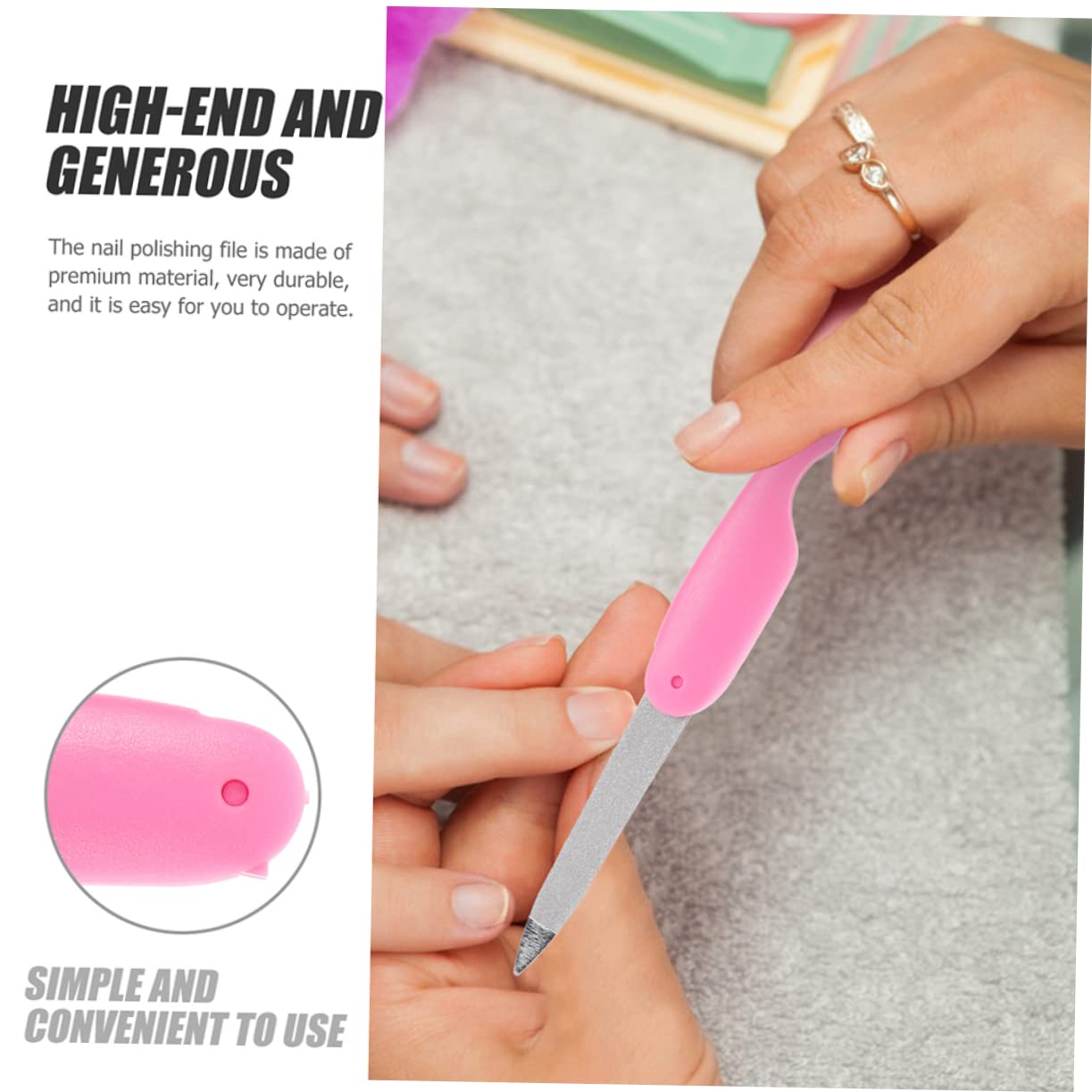 Healeved 32pezzi Limette Per Unghie Metallo Doppia Faccia Strumenti Professionali Per Manicure e Pedicure Di Limette Compatte Per Unghie Fatte Casa e Nei Saloni