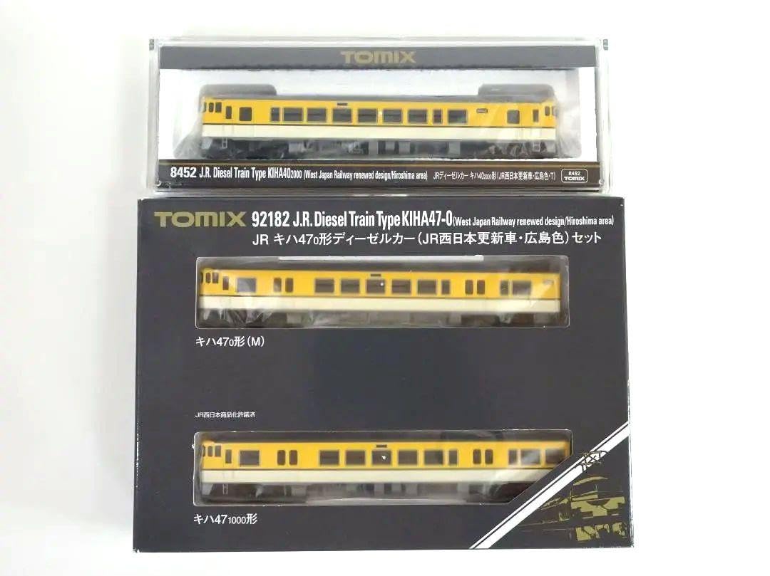 Tomix キハ40 西日本更新 M T ジャンパ栓取付仕様 キハ47 並走 - 鉄道模型