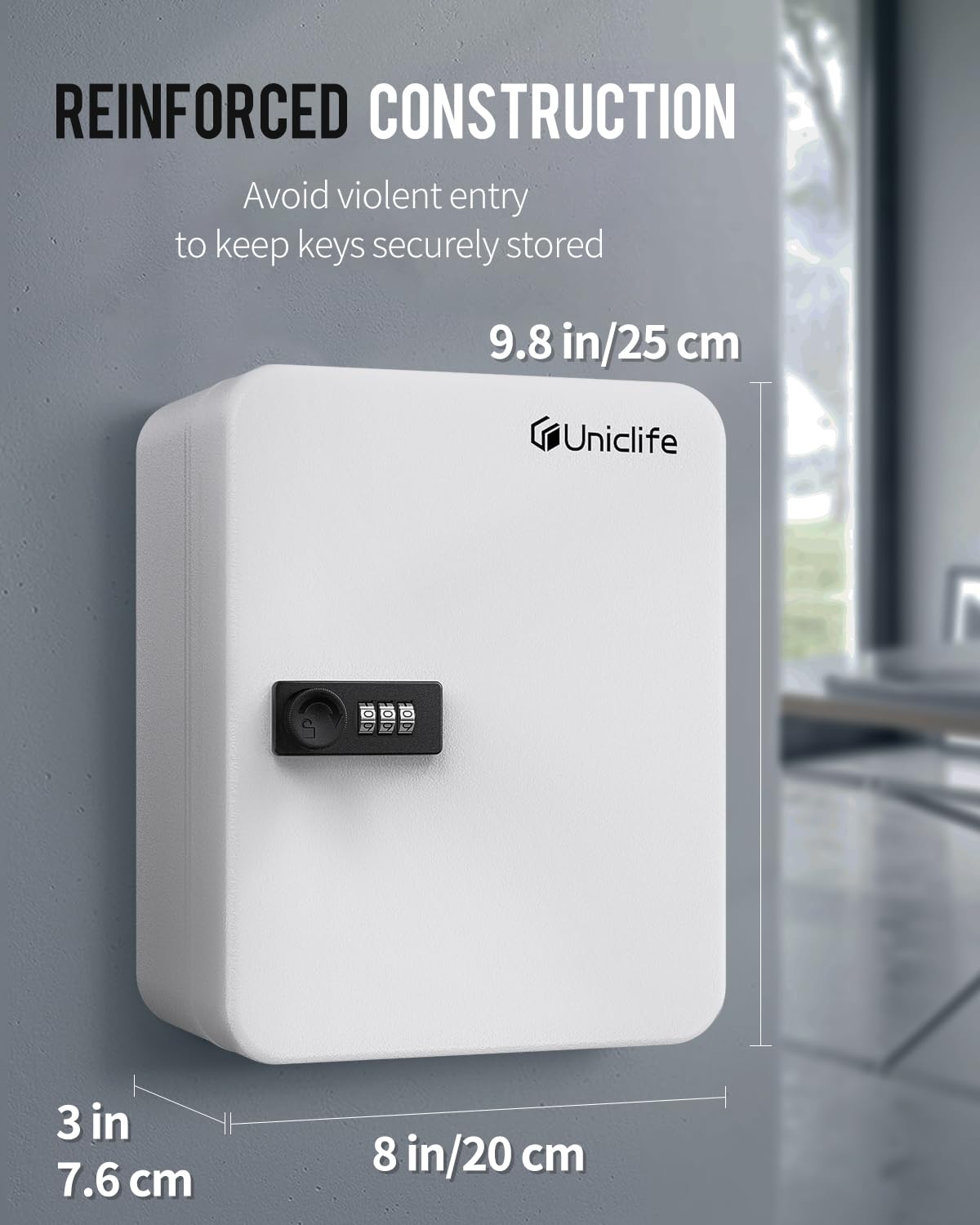 Amazon.com : Uniclife 28-Key Steel Key Cabinet with Combination