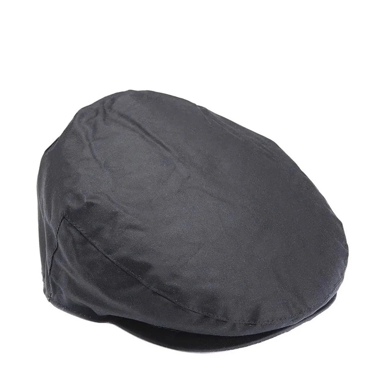Barbour Men's Navy Waxed Flat Cap