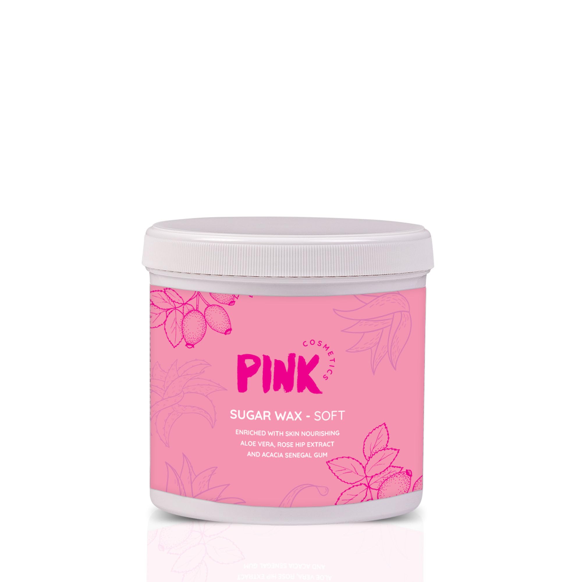 Pasta di zucchero perfettamente rosa Cera depilatoria morbida - 500g