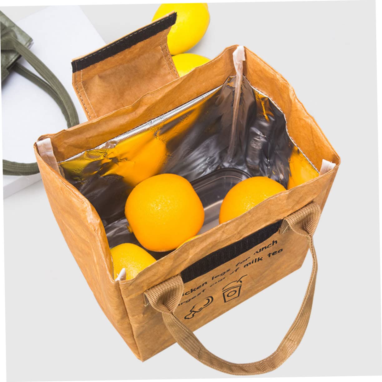 Mobestech 4-teiliges Lunchpaket Mit Wärmedämmung Isolierter Wiederverwendbarer Lunchbeutel Für Jungen Und Mädchen Erwachsene