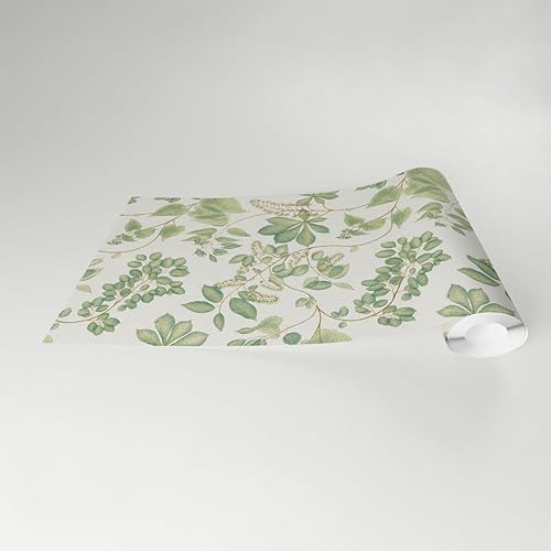 Vista 131 de Surface Style - Papel tapiz para despegar y pegar, papel tapiz floral para dormitorio, tocador, cocina, autoadhesivo, vinilo, cobertura de 30.75