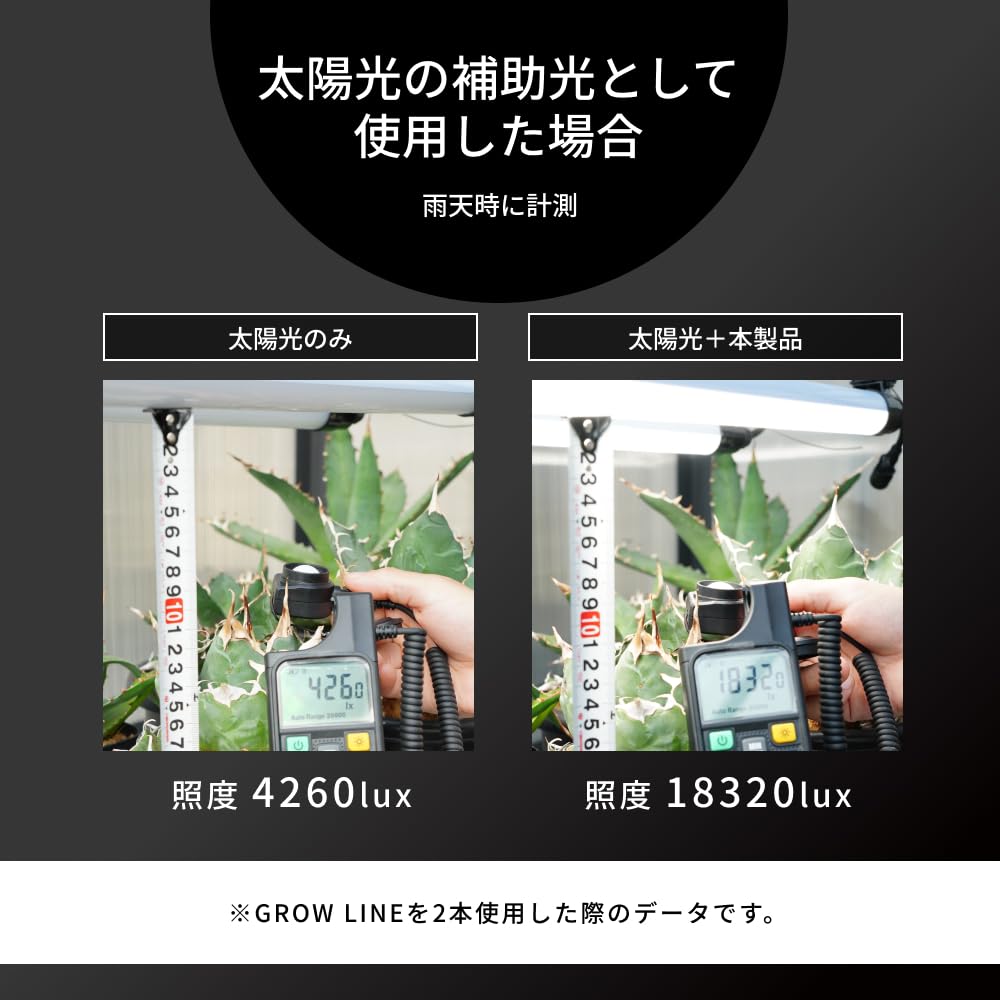 Amazon.co.jp: 【BARREL】植物育成ライト GROW LINE バー型 LED 色温度