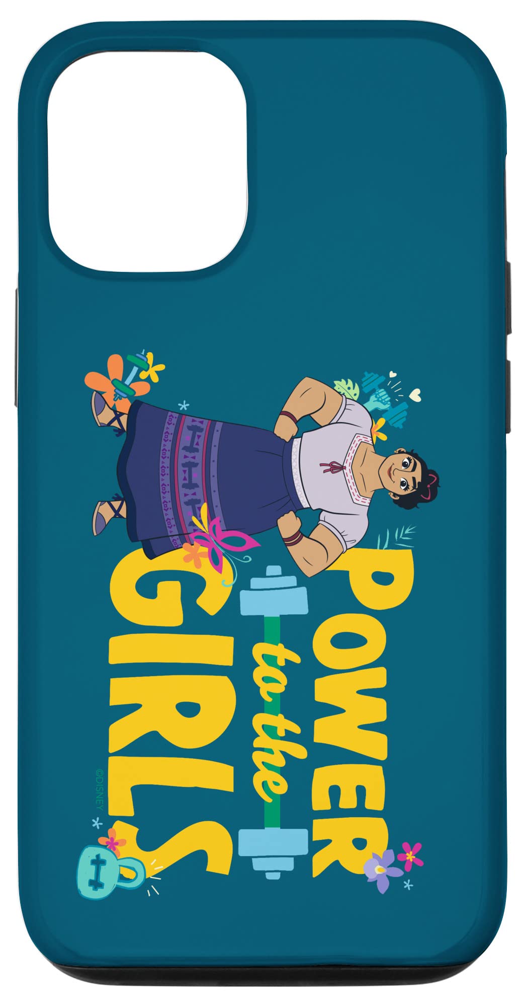 Coque iPhone 12 Disney Encanto Luisa célébrant la force des filles - 4