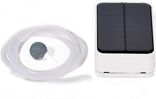 Miniatura 5 de Sunnytech - Bomba de aire oxigenadora alimentada por energía solar para proveer oxígeno a estanques albercas acuarios tanques de peces para pesca