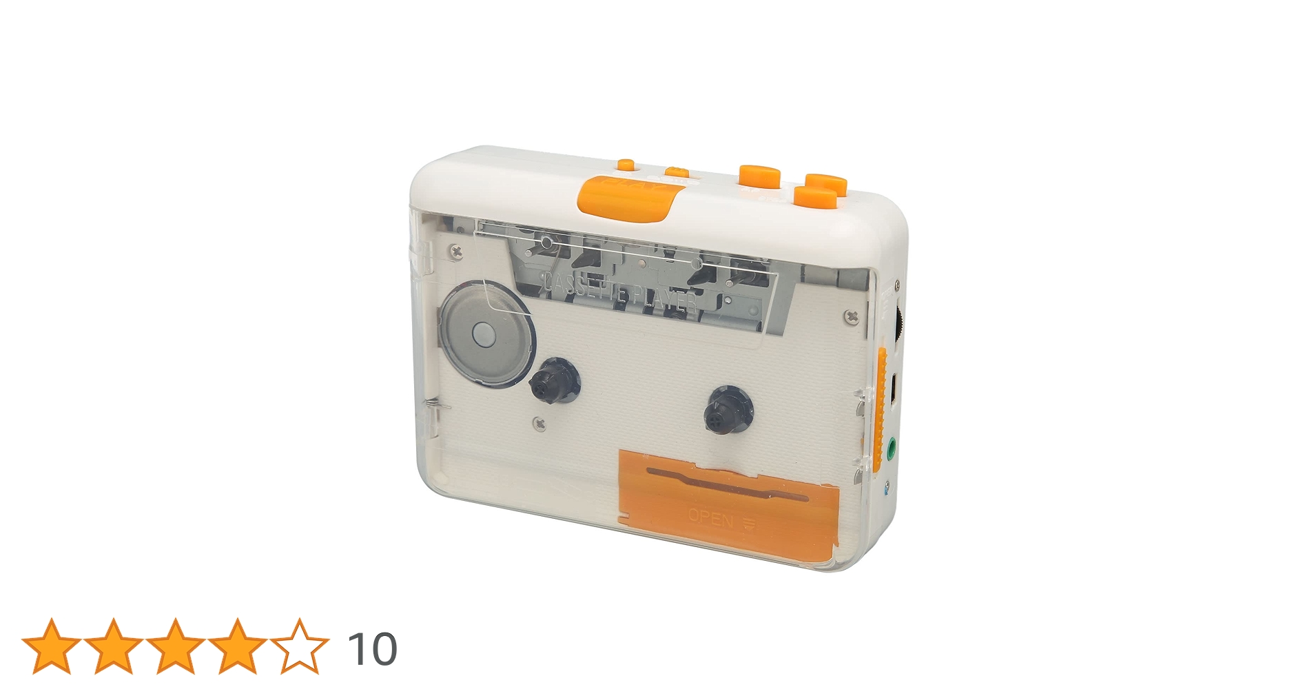 カセットプレーヤー　SOUND PAL 箱付き Amazon.co.jp: JENSENポータブルカセットプレーヤー、AM/FM