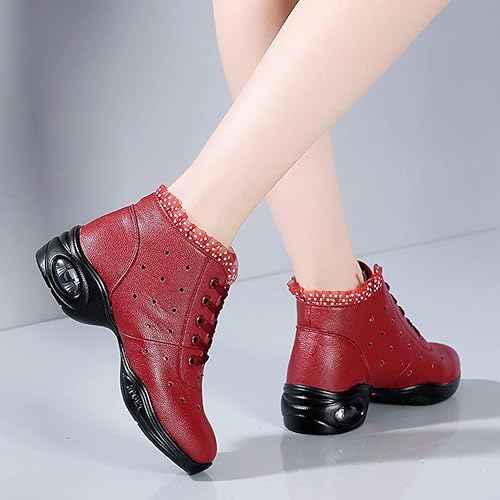 Dancin'shoe OHKI ダンス用ブーツ レッド 6545 DANCIN' SHOE OHKI| ショー・舞台用シューズの修理