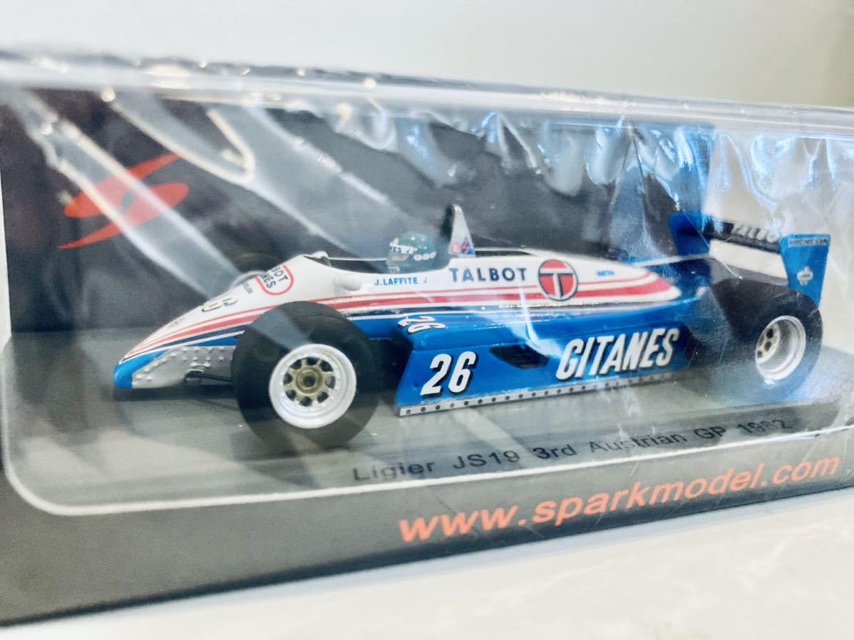 Amazon.co.jp: 1/43 Spark リジェ JS19#26 J.ラフィー 3rd Australian