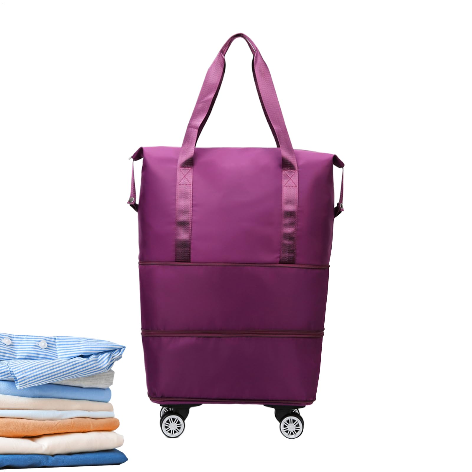 Bolso De Hombro con Ruedas Equipaje Organizador De Mano