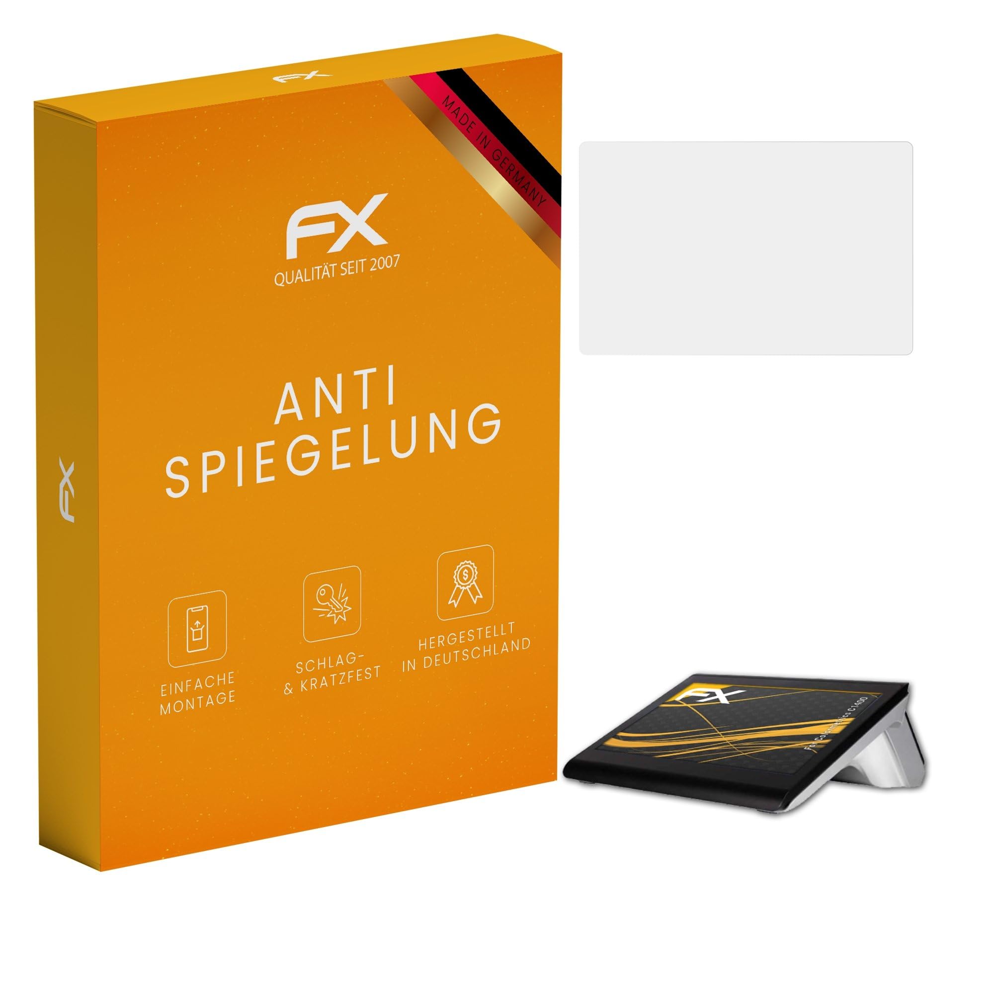 atFoliX Screen Protector compatible with Colormetrics C1400 Screen Protection Film, anti-reflective and shock-absorbing FX Protector Film (2X)