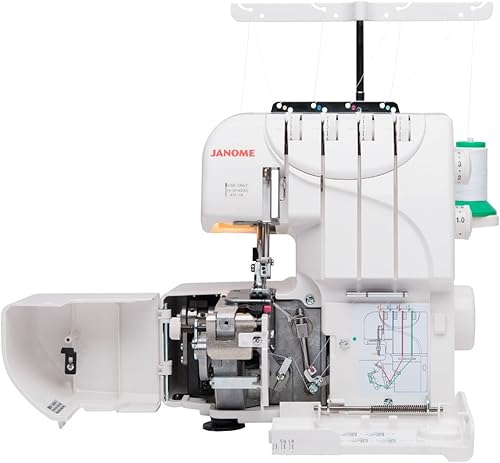 Miniatura 5 de Janome MOD-8933 Serger con Roscado Lay-In, 3 y 4 Roscas Convertible con Alimentación Diferencial