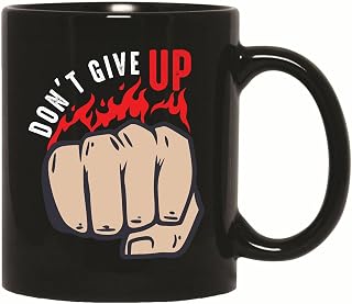 Inspire Bodybuilders to Persistently Workout with Give Up Gym Gifts 11oz 15oz Black Coffee Mug