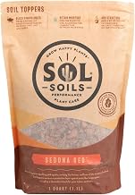 Sol Soils Sedona Red Soil Topper – Pink Quartz Decorative Rocks for Potted Plants, Succulents, Cactus, Houseplants, and More – Top Dressing for Water Retention & Pest Protection – 1 Quart