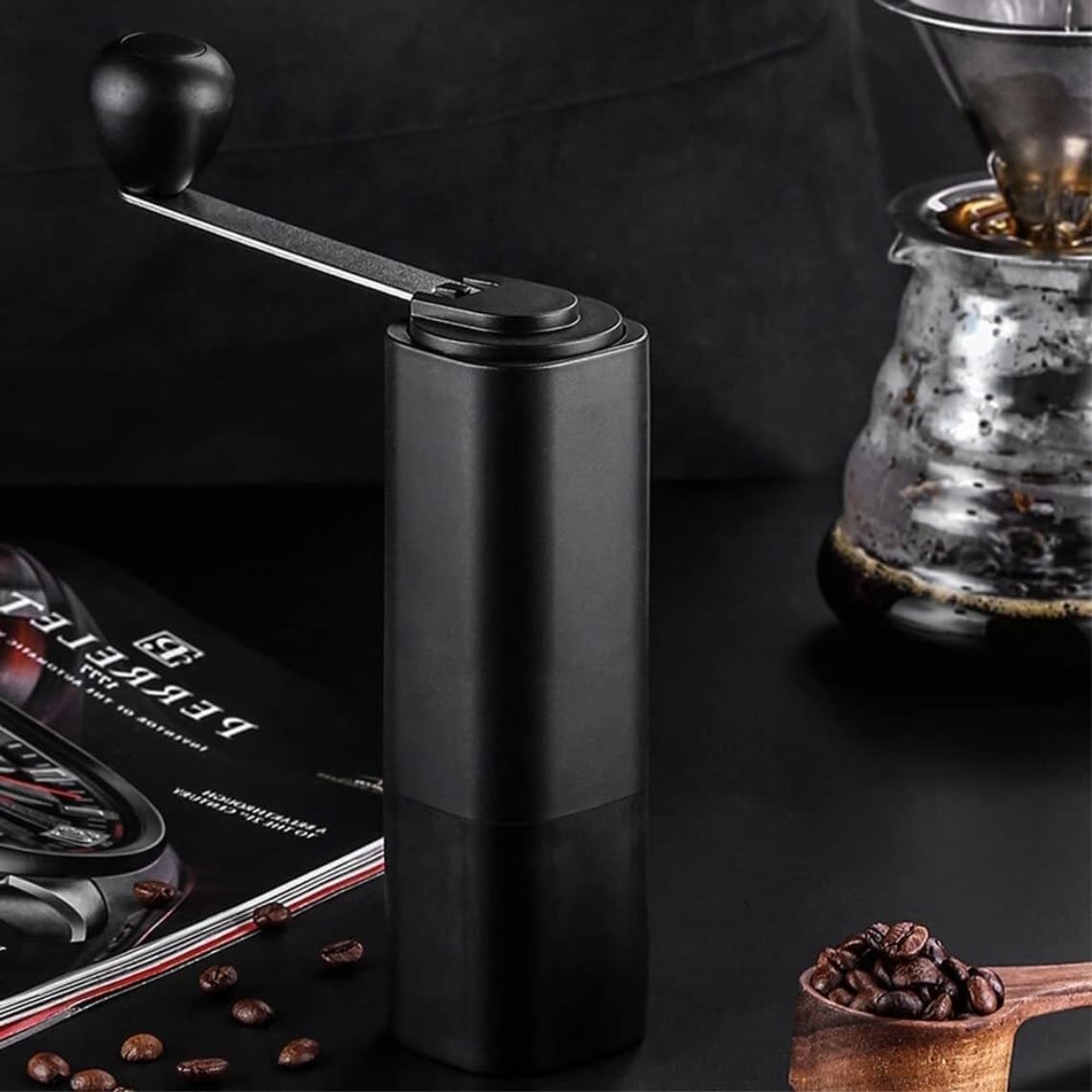 French Press Trwały Ręczny Młynek Do Żywności PC + Szlifowanie Ze Stali Nierdzewnej 304 Przenośny Kawy Dzbanek Kawy
