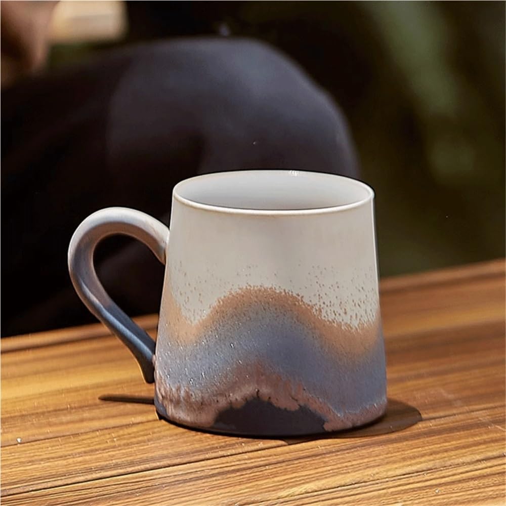 Tazas Taza de café Azul, Juego 1, Capacidad 11,5 oz, Hecha en Horno, for Oficina y hogar, Apta for lavavajillas microondas Tazas de Café