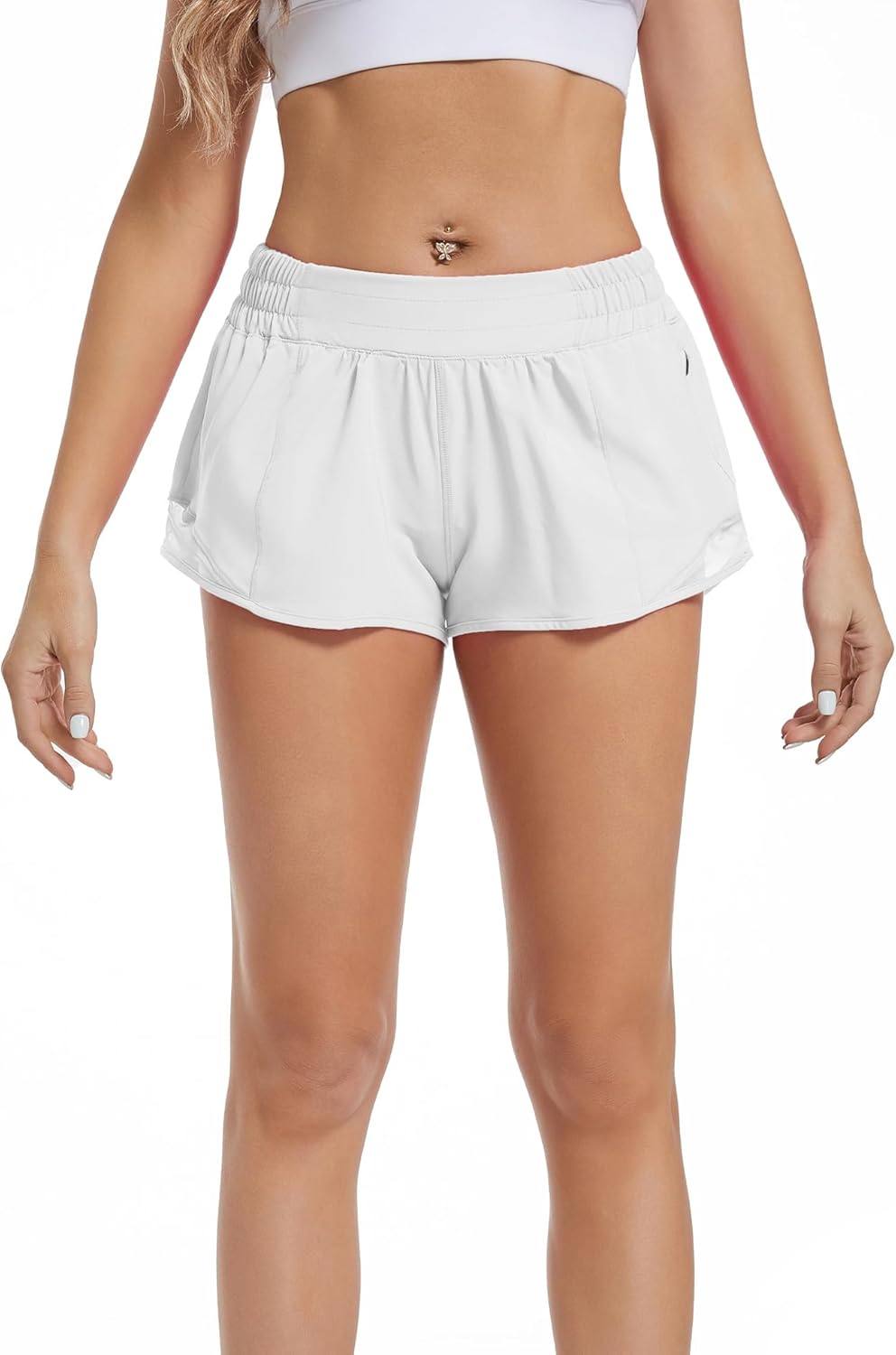 Athletic Shorts for Women,Mesh Lined 2.5" Running Shorts,Quick Dry Active Workout Shorts with Zip Pocket - Image 4