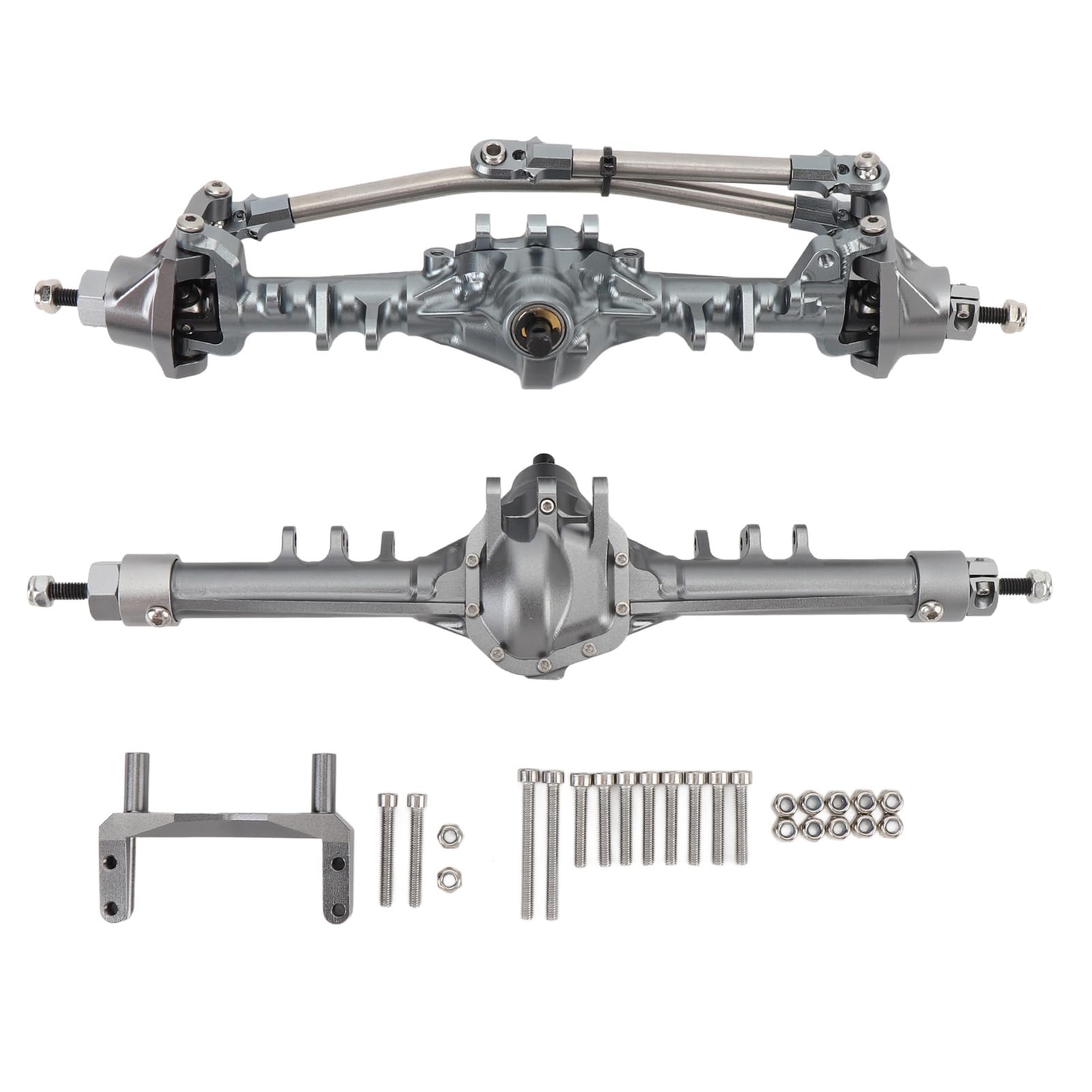 SUNGOOYUE Oś Części Zamienne ze Stopu Aluminium RC Car Currie RockJock Portal Set dla SCX10 II 1/10 Crawler
