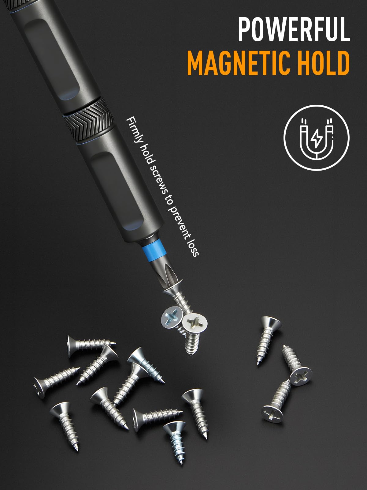 KELIN Juego de destornilladores de trinquete magnéticos 78 en 1, juegos de destornilladores Torx de trinquete multibroca, regalos para hombres que lo tienen todo, rellenos de calcetines para hombres