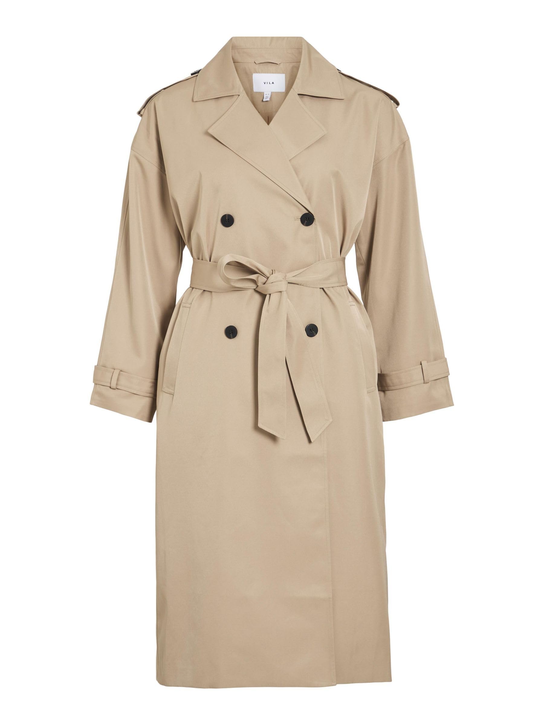 Vila Female Trench Coat VIADDISON Belt