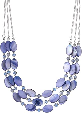Parure De Bijoux Perles Pour Femme - Collier, Bracelet, Boucles D'oreilles - Ensemble 3 Pièces - Cadeau Anniversaire, Fête Des Mères