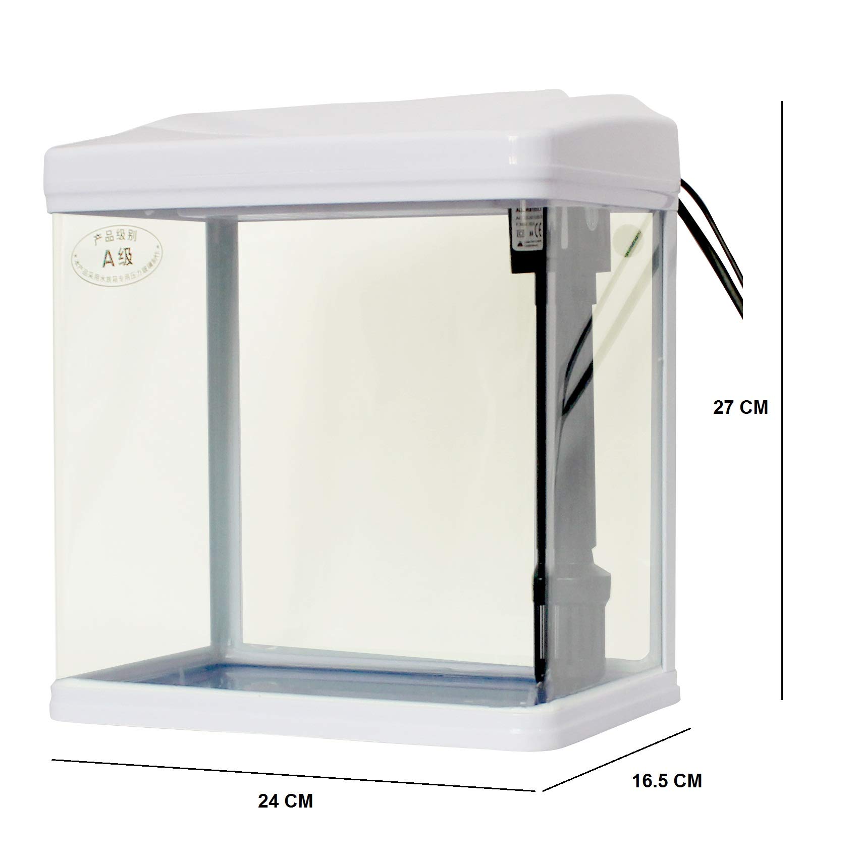 JAINSONS PET PRODUCTS Fish Aquarium Mini Tank (Colour May Vary, Rust Resistant, Pack of 1)