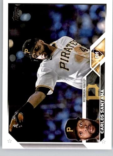 2023 Topps #572 Carlos Santana Pittsburgh Pirates NM-MT MLB Baseball
