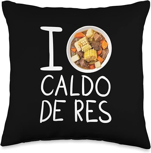 Caldo De Res Tees Caldo De Res Mexican Food Latin Soup Beef Broth Elote Arroz Throw Pillow, 16x16, Multicolor Caldo De Res Tees Caldo De Res Mexican Food Latin Soup Beef Broth Elote Arroz Throw Pillow, 16x16, Multicolor