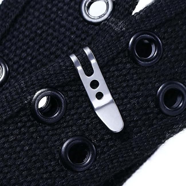 Siver Pocket Bag Suspension Clip Stainless Steel Bag Waist Belt Hanging Clip Mini Metal Key Buckles Portable Pocket Clips Outdoor Gadgets Strength Training Plate Storage Racks