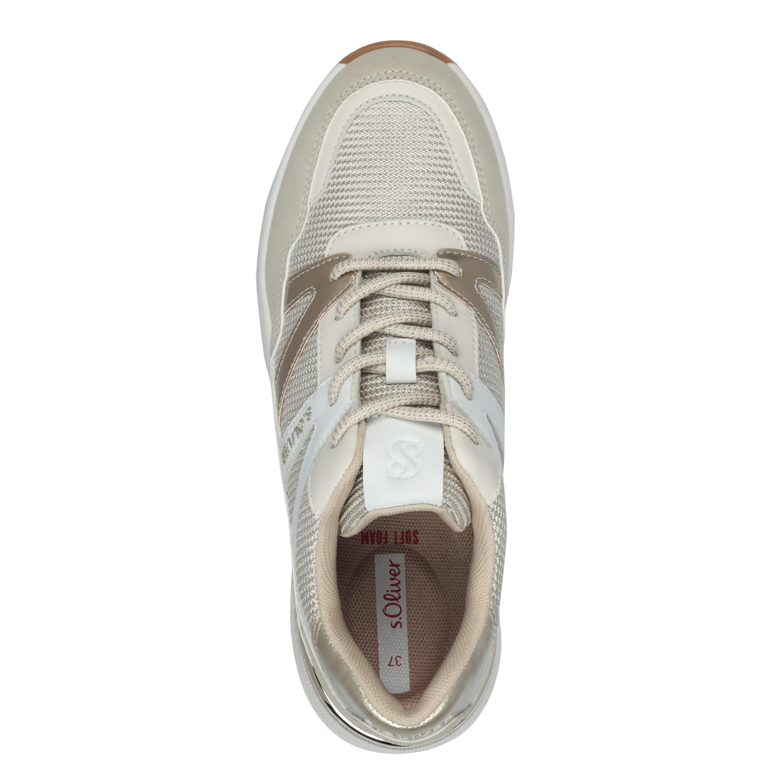 s.Oliver Damen Sneaker flach Sportlich Wedges
