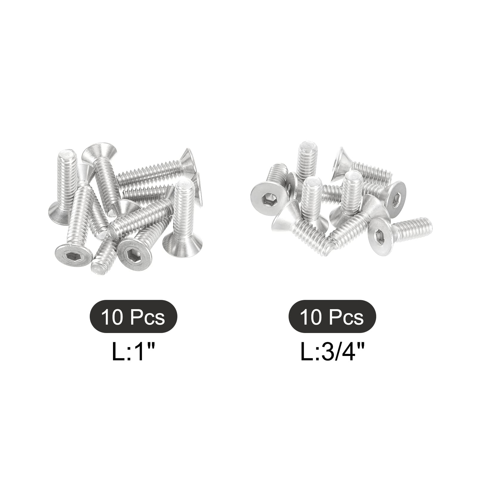 2 Raccordi A Svasare In Acciaio Inox 304: Tappo Maschio 1/4 NPT Con Esagono Interno