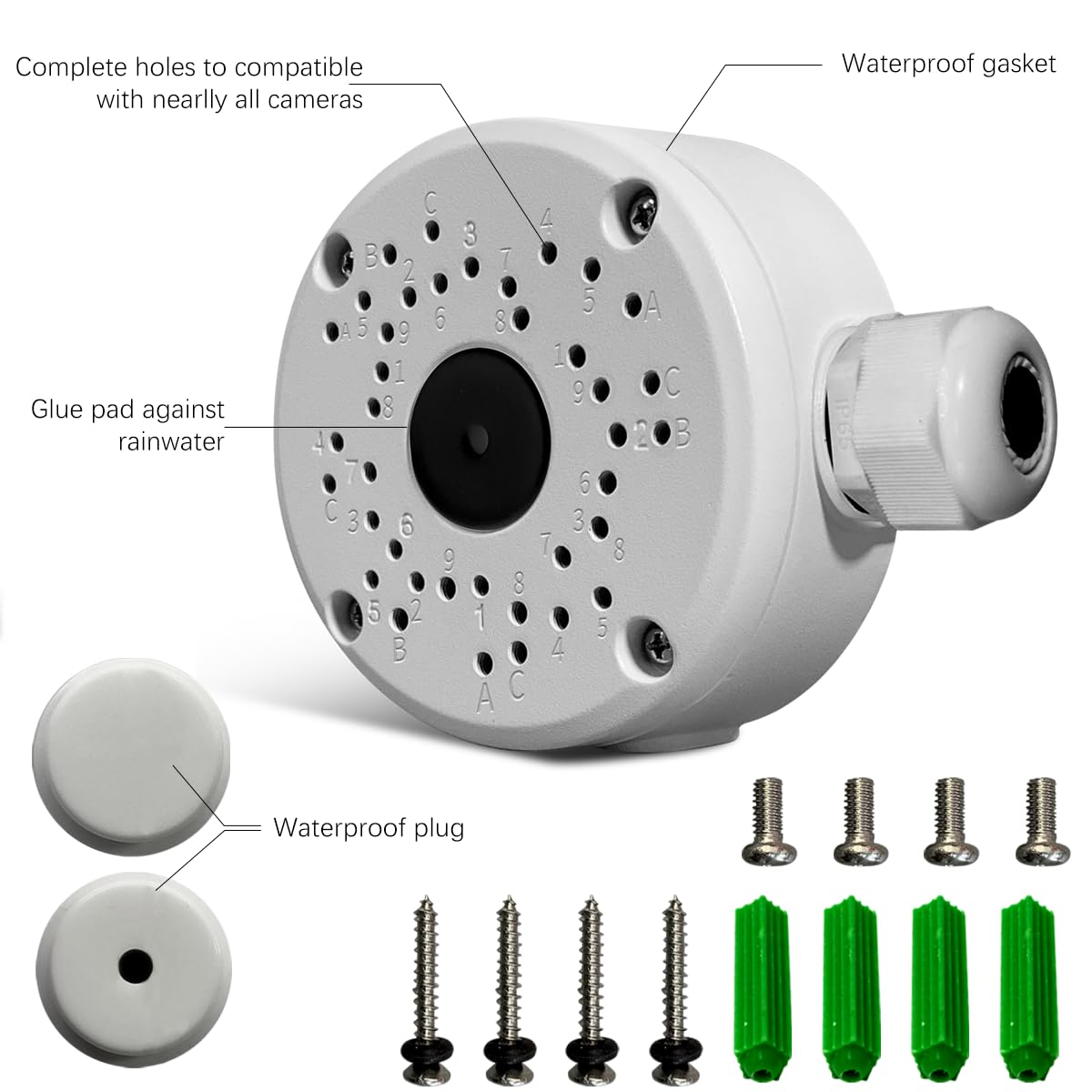 Nuovo aggiornamento scatola di giunzione impermeabile 8PCS (xiaosan)