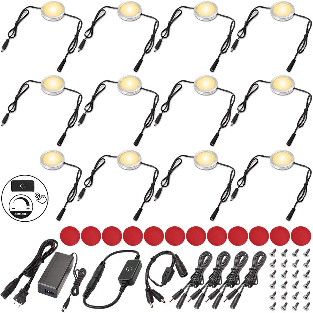 Buy Lvyinyin Under LED Lighting Kit Wall Plug, Touch Dimmable