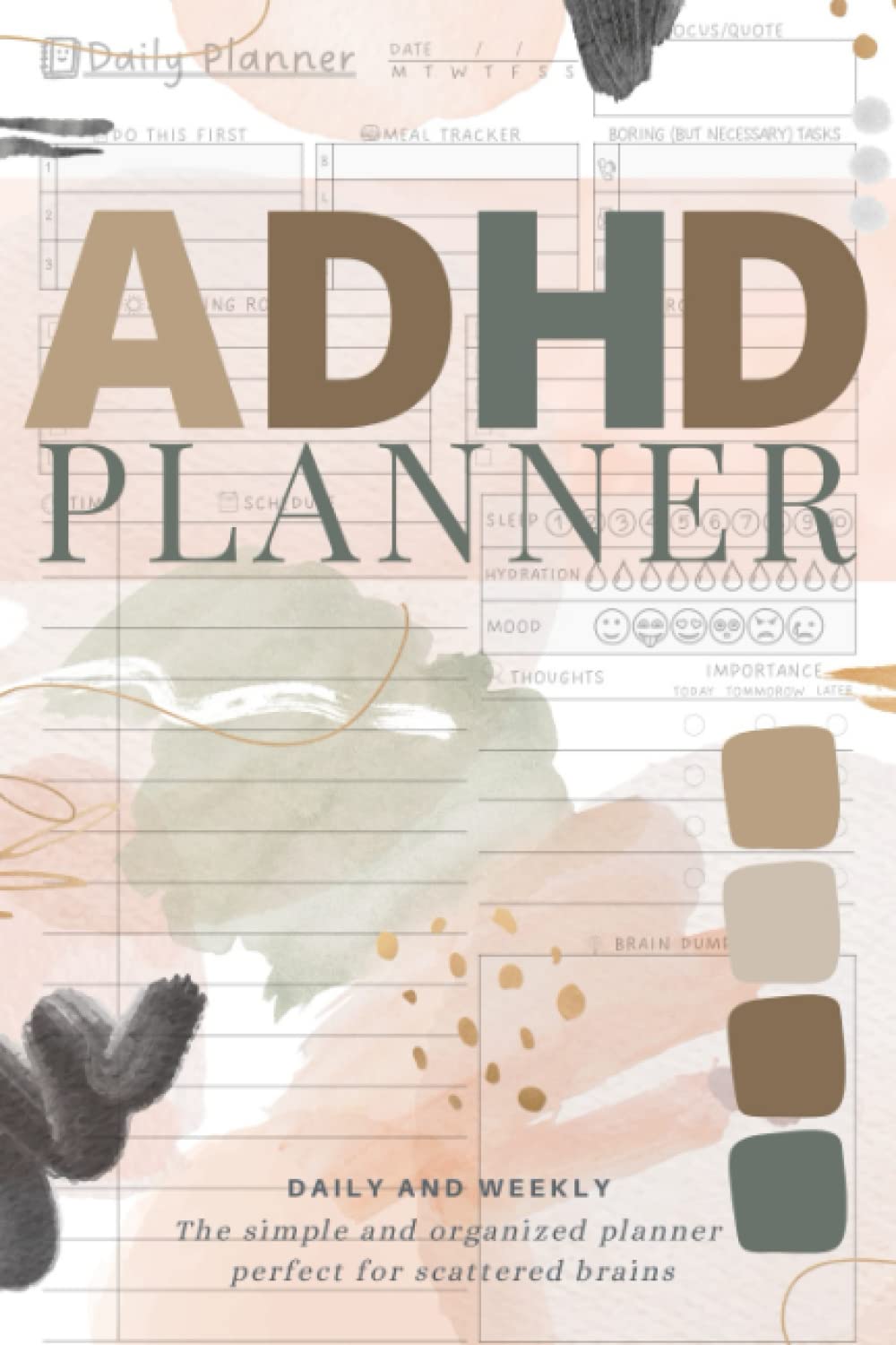 Buy ADHD Planner Daily And Weekly Time Management Journal