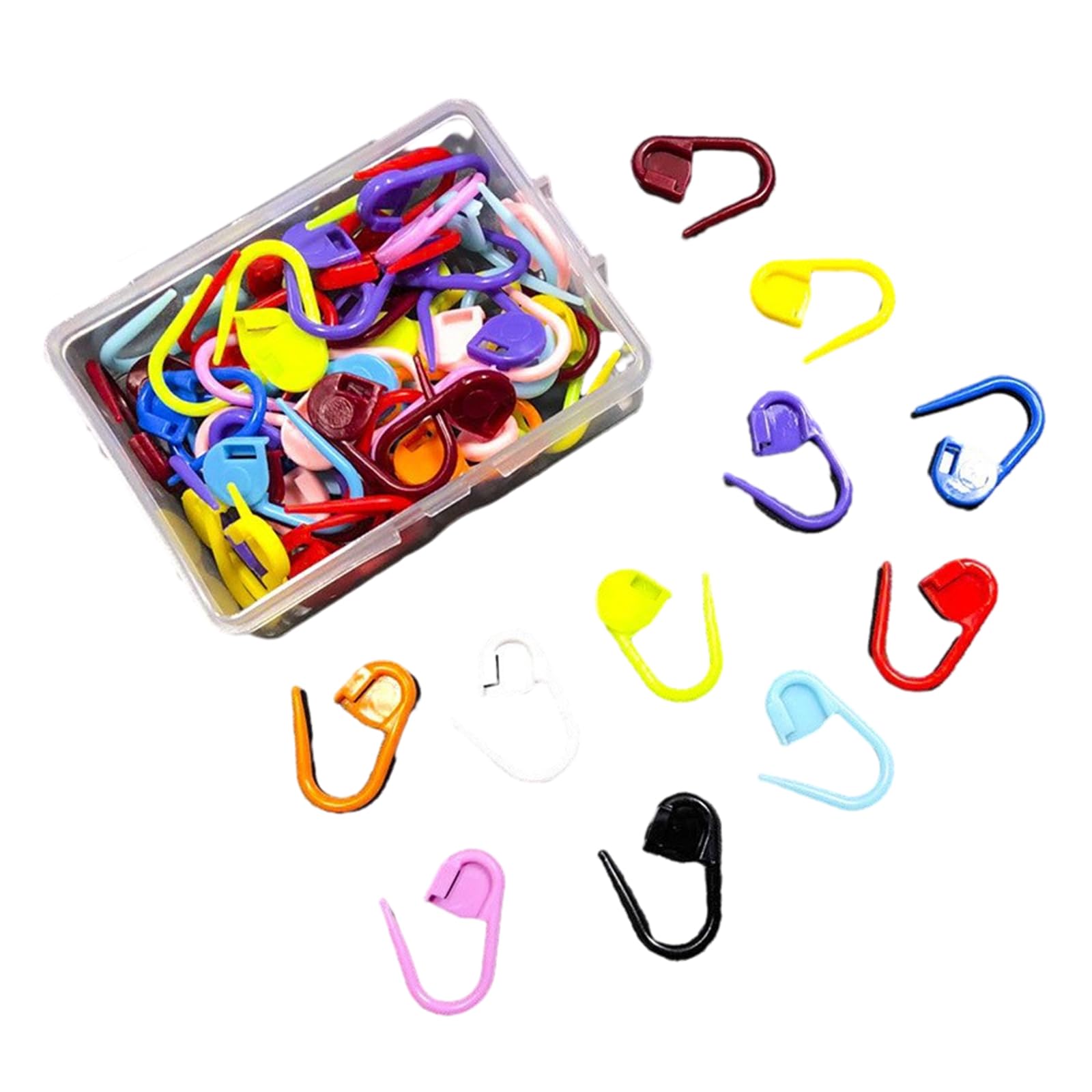 Tsophreniq Stitching Marker Crochet Locking Marker Stitching Clip for Beginner Handwork Knitting Knitting Leather Markers for and Crocheting